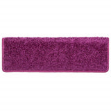 Stair Mats 10 pcs 65x21x4 cm Violet Rectangular Edge 149825