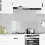 Kitchen Backsplash Transparent 120 x 40 cm Tempered Glass 42001295