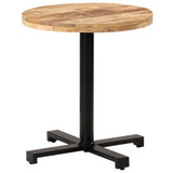 Bistro Table Round 70x75 cm Rough Mango Wood 320267