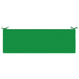 2-Piece Bench Cushions SOEST 2 pcs 100% Polyester Green 949469