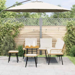 Garden Sofa Set 4 pcs Natural Poly Rattan 3328655
