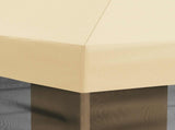 Gazebo Cover with Sidewalls Cream 600.5 x 300.5 cm Polyester 900436