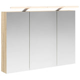 Bathroom Mirror Cabinet Sonoma Oak 100 x 14.5 x 70 cm 889129