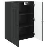 Wall-Mounted Cabinet Black 66 x 34.5 x 90 cm Engineered Wood 898056