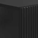 Shoe Cabinet ARNHEM 59.5 x 39.5 x 90 cm Engineered Wood Black 896646