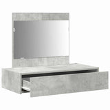 Dressing Table with Drawer Grey 83 x 40 x 70 cm Engineered Wood 865202