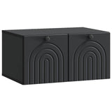 Wall-Mounted TV Cabinet Black 59.5 x 41 x 30 cm Engineered Wood 898166