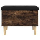 Storage Bench Smoked Oak 62x42x46 cm Engineered Wood 835072