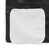 Kids'Loft Bed Frame with Curtains Black 100 x 200 cm 42020792