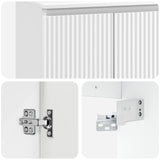 Bathroom Furniture Set White Engineered Wood 3404320