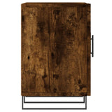 TV Cabinet Smoked Oak 150x30x50 cm Engineered Wood 829121