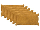 Cushion with Pillow HOUTEN 6 pcs Yellow Microfiber Fleece 932272