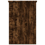 Desk Smoked Oak 100x50x76 cm Engineered Wood 815333