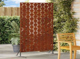Privacy Screen 100 x 50 x 180 cm Weathering Steel Rusty 868583