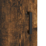 ZNTS Bedside Cabinets 2 pcs Smoked Oak 40x40x50 cm Engineered Wood 827575