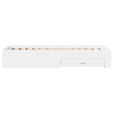 Bed Frame with Storage White 80 x 200 cm Engineered Wood 3429525