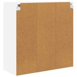 Hanging Cabinet with Door White 80 x 31 x 80 cm Engineered Wood 884322