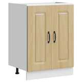 Sink Base Cabinet Kalmar Sonoma Oak 60x46x81.5 cm Engineered Wood 853440