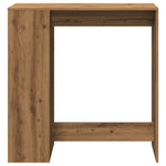 ZNTS Bar Table with Racks Artisan Oak 101x40x103.5 cm Engineered Wood 854372