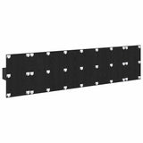 Headboard with Cabinet 3 pcs Black Oak Engineered Wood 3416192
