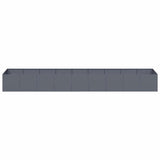 Planter Anthracite 360x80x40 cm Steel 860768