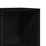 Book Cabinet Black Oak 98x29x97.5 cm Engineered Wood 862471