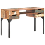 ZNTS Desk 118x48x75 cm Solid Reclaimed Wood 320665