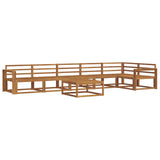 Outdoor Sofa Set 7 pcs Natural Solid Acacia Wood 3367687