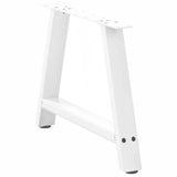 ZNTS Coffee Table Legs A-Shaped 2 pcs White 60x cm Steel 4012837