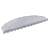 Self-adhesive Stair Mats 15 pcs Light Grey 80 x 24.5 x 3.5 cm 42038638
