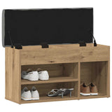 Shoe Bench Artisan Oak 82x32x45.5 cm Engineered Wood 857628