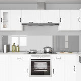Kitchen Backsplash 2 pcs Light Grey 120 x 50 cm Tempered Glass 3415504
