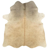 Real Cowhide Rug Beige 180x220 cm 376704
