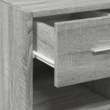 Sideboard Grey Sonoma 50x42,5x93 cm Engineered Wood 846332