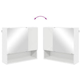 Mirror Cabinet with Door White 59 x 17 x 55 cm Engineered Wood 883364