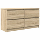 TV Cabinet Sonoma Oak 100x35x54 cm Engineered Wood 861798