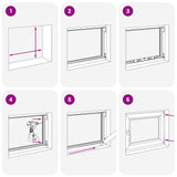 Basement Window RISOR 65 x 55 cm PVC and Glass 42047840
