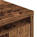 TV Cabinet with LED Lights Old Wood 100x41x50 cm 861416
