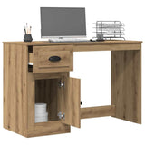Desk with Drawer Artisan Oak 50 x 115 x 75 cm Engineered Wood 862823