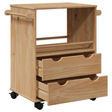 Kitchen Trolley OTTA 59x45x80 cm Solid Wood Pine 4013465