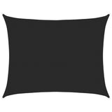 311744 Sunshade Sail 160 g/m Black 6x7 m HDPE