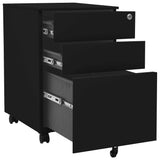 Mobile File Cabinet Black 39x45x60 cm Steel 335980