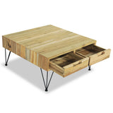 Coffee Table 80x80x40 cm Solid Teak 244574