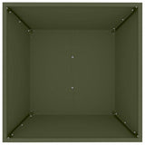 Garden Planter 5 pcs Olive Green 50 x 50 x 15 cm 873831