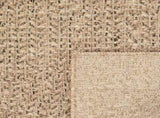 Rug ZIZUR 200x200 cm Jute Look Indoor and Outdoor 4006163