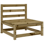 ZNTS 9 Piece Garden Sofa Set Impregnated Wood Pine 3299369