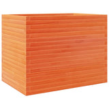 Garden Planter Wax Brown 90x60x68.5 cm Solid Wood Pine 3282501