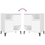 Sideboards 2 pcs White 60x35x70 cm Engineered Wood 3185727