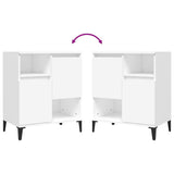 Sideboards 2 pcs White 60x35x70 cm Engineered Wood 3185727