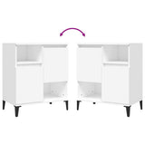 Sideboards 2 pcs White 60x35x70 cm Engineered Wood 3185727